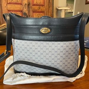 Vintage Gucci Bucket Style Micro G Print Bag